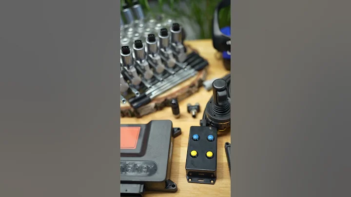 Scanreco G2B Mini 6 Functions with valve Walvoil DPX and canbus Otto Joysticks #fyp #pwmodules #joy