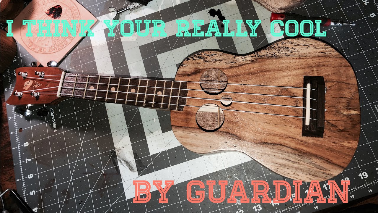 How to play I think your really cool by guardian on ukulele/ 2 cord song