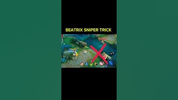 Beatrix Sniper Trick #mlbb #tutorial