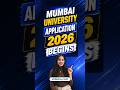 Mumbai University Admission 2026 | Mumbai University Form Filling 2026, MU Admission 2026 #mumbai