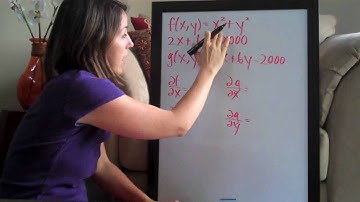 Lagrange Multipliers PART 1/2 (KristaKingMath)
