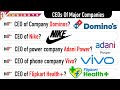 Ceos of major companies 2022 quiz  gk for famous companies ceo 2022 quiz