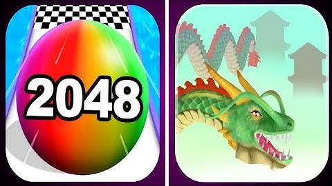 🌈👑 Ball Run 🆚 Dragon Evolution All Levels ProGame Mobile Walkthrough Vedio Gameplay ioS Android 🎮