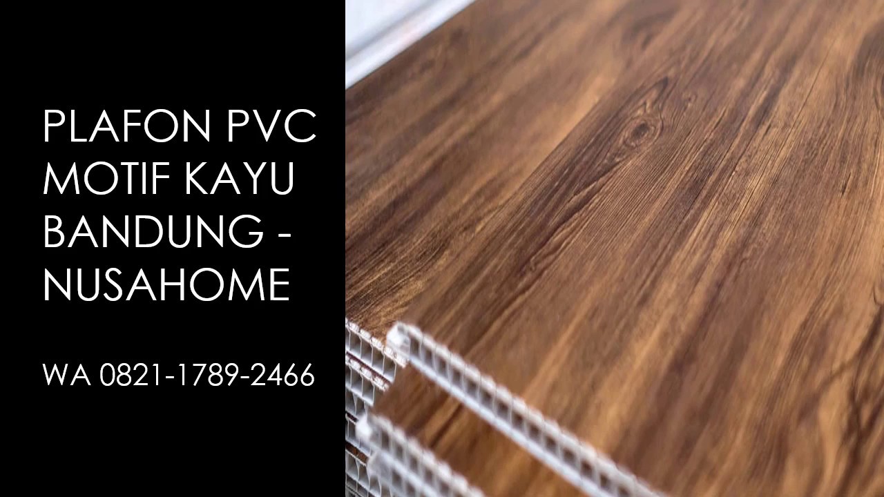 Harga Plafon PVC motif Kayu Bandung YouTube