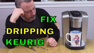 How to fix a dripping Keurig