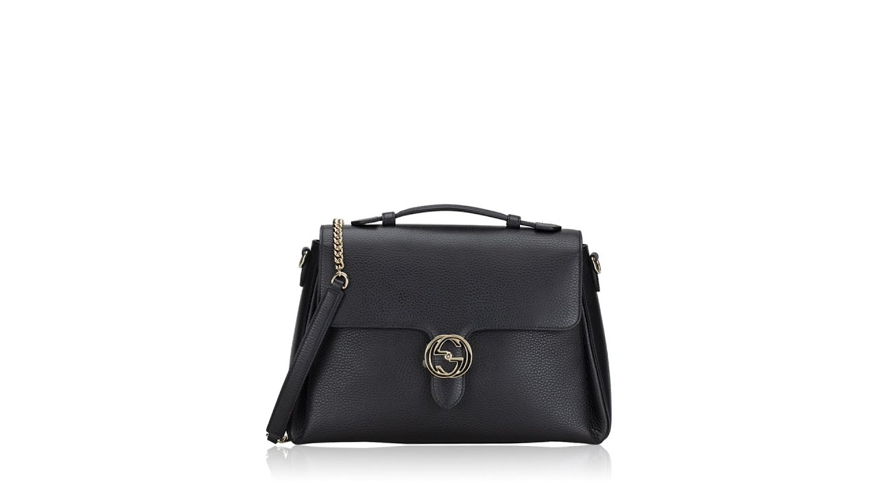 Gucci Small Interlocking G Dollar Top Handle Bag