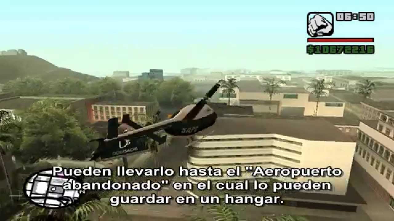 Como pegar o helicóptero Maverick da polícia no gta san andreas 