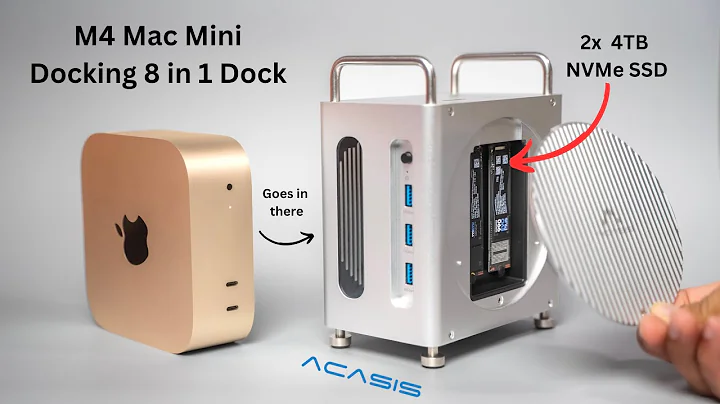 This DOCK turns your M4 MAC MINI into a SUPER WORKSTATION