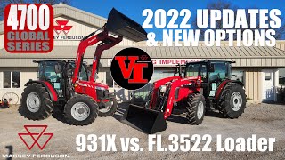 Massey Ferguson 4700 Global Series: 2022 Updates, Options and 931x vs FL.3522 Loader Comparison