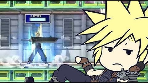 Super Smash Bros Ultimate - Cloud Limit Gauge Visual Glitch