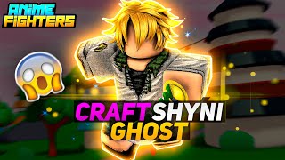 FIZ CRAFT SHYNI COM GHOST ! DEI 1 SECRET E 200 MYTHICAL DE FEED!ANIME FIGHTERS SIMULATOR ROBLOX!!