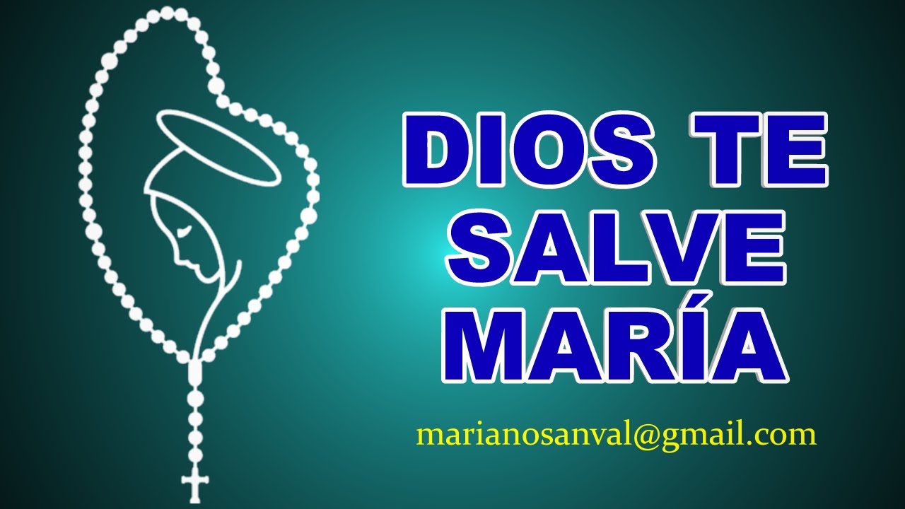 Dios Te Salve MarÍa 2 VersiÓn Karaoke Instrumental Youtube