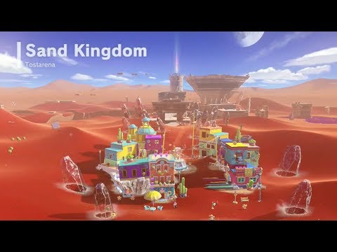 Super Mario Odyssey | Sand Kingdom - All Power Moons & Pyramid Coins