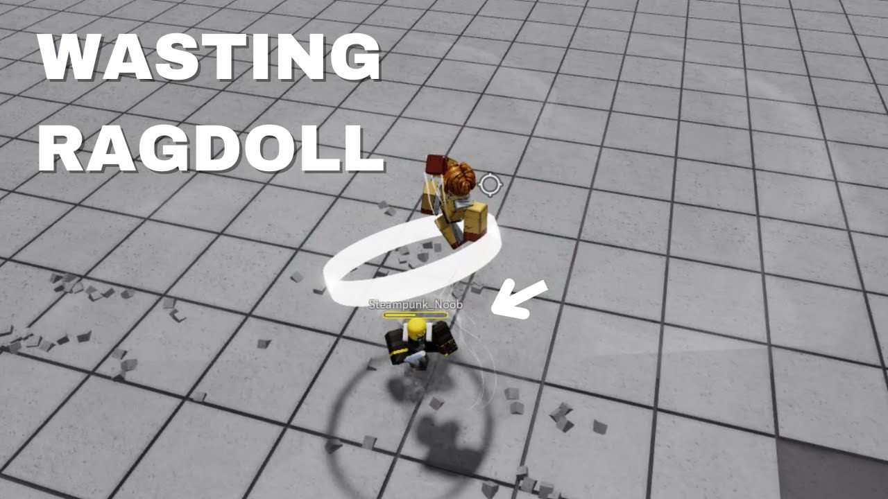 FORCING MY OPPONENT to use their RAGDOLL (The Strongest Battlegrounds ...
