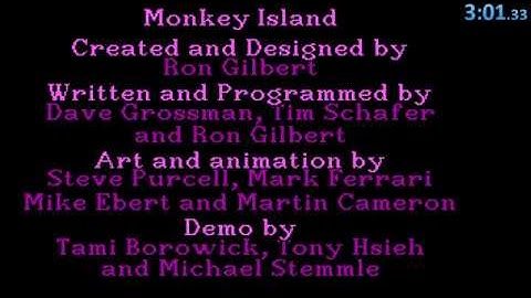 Monkey Island 1 demo any% speedrun (3:01.33)