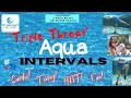 Aqua Interval FULL Aerobic Pool Workout - Triple Threat - High Intensity- 40 min - Cardio HIIT Fun!