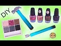 DIY Nail Polish From Eyeshadow Makeup Palette ?! Do It Yourself Craft Video