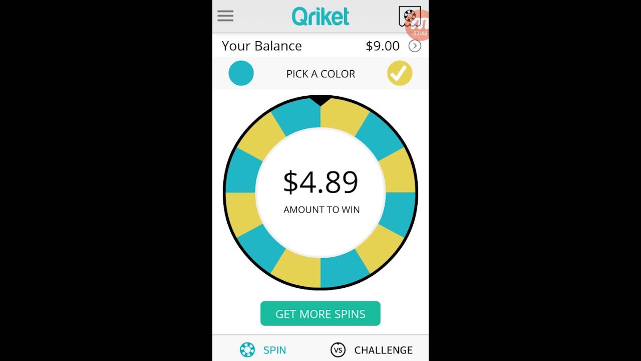 Make over $100 a day with the Qriket app!