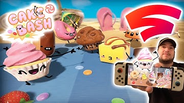 Cake Bash Google Stadia Gameplay | Another Fun Party Title On Stadia!