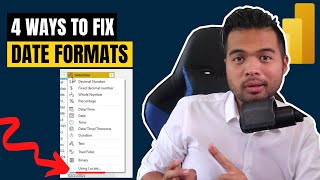 4 Ways to Fix DATEFORMAT ERROR in Power BI Desktop // Beginners Guide to Power BI in 2021