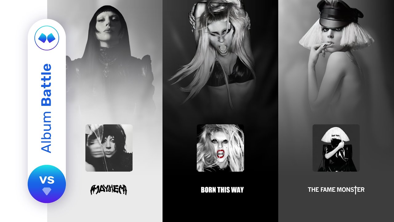MAYHEM vs BORN THIS WAY vs THE FAME MONSTER | Lady Gaga | Album Battle | Musicart
