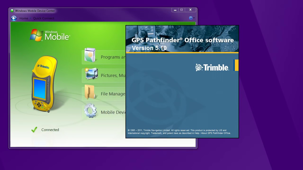 trimble gps pathfinder office education