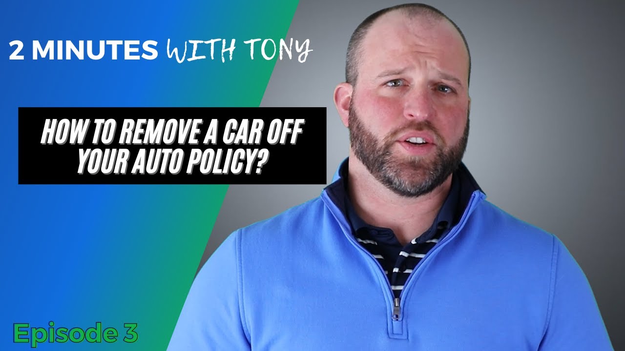 How to take a vehicle off your auto insurance policy? YouTube