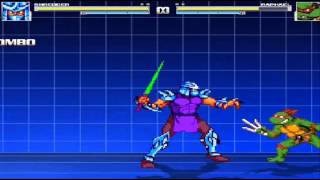 MUGEN - Shredder WIP [Advanced Strategies + Foot Soldier Assists]