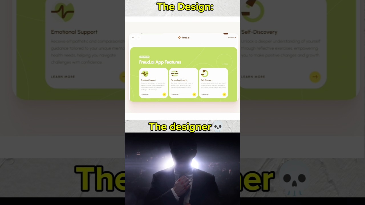 Clean & Modern Website Layout for Developers & Designers 🎨
