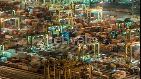 Container Port | Stock Footage - Envato elements