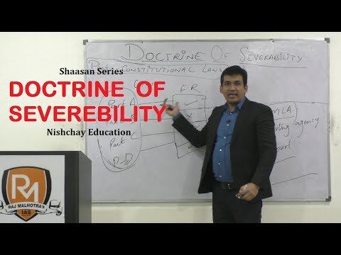 10. Doctrine of Severability - Shaasan Series - 10. Doctrine of Severability - Shaasan Series