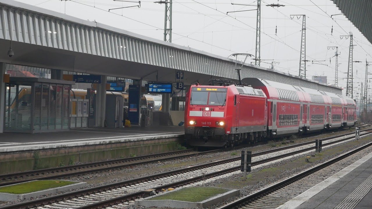 Züge in Münster Westfahlen HBF Mit Br 146 643 428 429 101 442