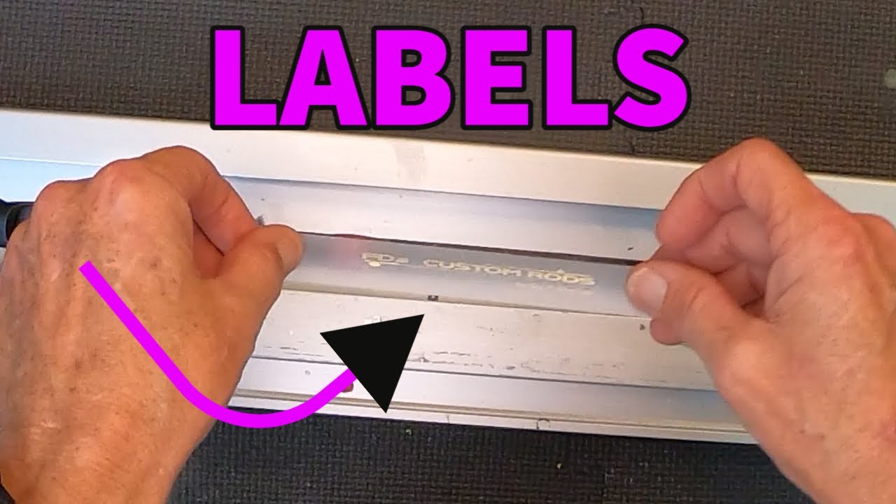 Installing Labels - Rod Building Basics 