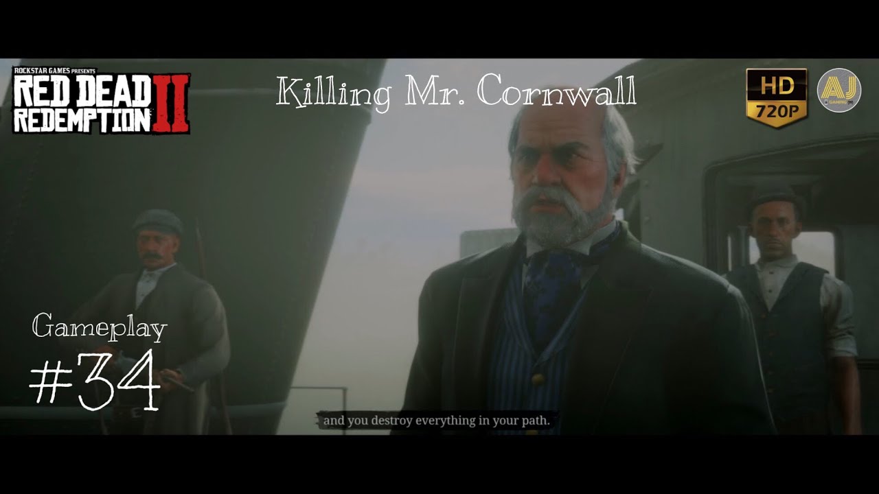 [PS4] RED DEAD REDEMPTION 2- Killing Mr.Cornwall- PS4 Pro 720p HD ...