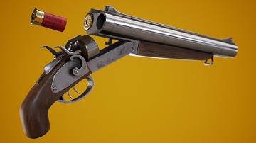 Weapon Pack 4 Sawed-Off Shotgun Presentation UE 4.26 RTX On