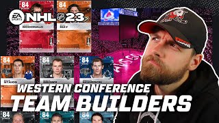NHL 23 TEAM BUILDERS REVEALED! WESTERN CONFERENCE