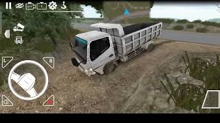 TRUCK CANTER OFFROAD‼️ES TRUCK SIMULATOR INDONESIA GAME ANDROID. screenshot 2