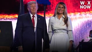Donald and Melania Trump make an announcement on ‘Fostering the Future’ program