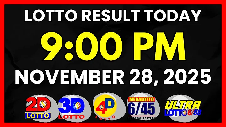 Lotto Result Today 9PM Draw November 28, 2025 | 2D, 3D Swertres, 4D, 6/45, 6/58, PCSO#lotto