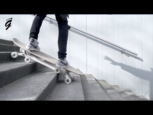 Like having shock absorbers - AllRover Stair Rover Skateboard