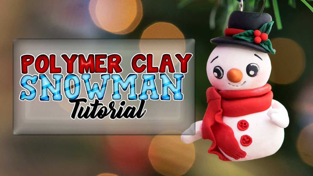 Mini Snowman! (Tutorial link in comments!) : r/clay