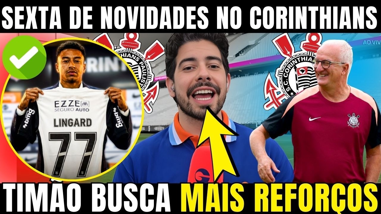 THIAGO SALAZAR CONFIRMOU AS BOAS NOVIDADES DO CORINTHIANS QUE BUSCA MAIS UM ATACANTE DE PESO