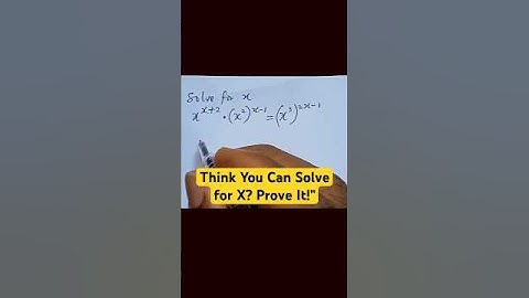 How To Solve  Exponential  Equations  Problems #maths #algebra #indicesrules  #algebraicexpressions