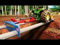 HOW TO BUILD A BRIDGE IN 8 MINUTES | RC TRACTOR JOHN DEERE - FENDT AT WORK | RC VEHICLE ACTION 1:32