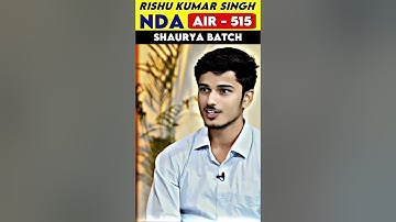 जानिये Rishu की SSB Experience!! | AIR-515 UPSC NDA-1, 2023 #PW #DefenceWallah