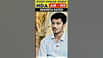 जानिये Rishu की SSB Experience!! | AIR-515 UPSC NDA-1, 2023 #PW #DefenceWallah