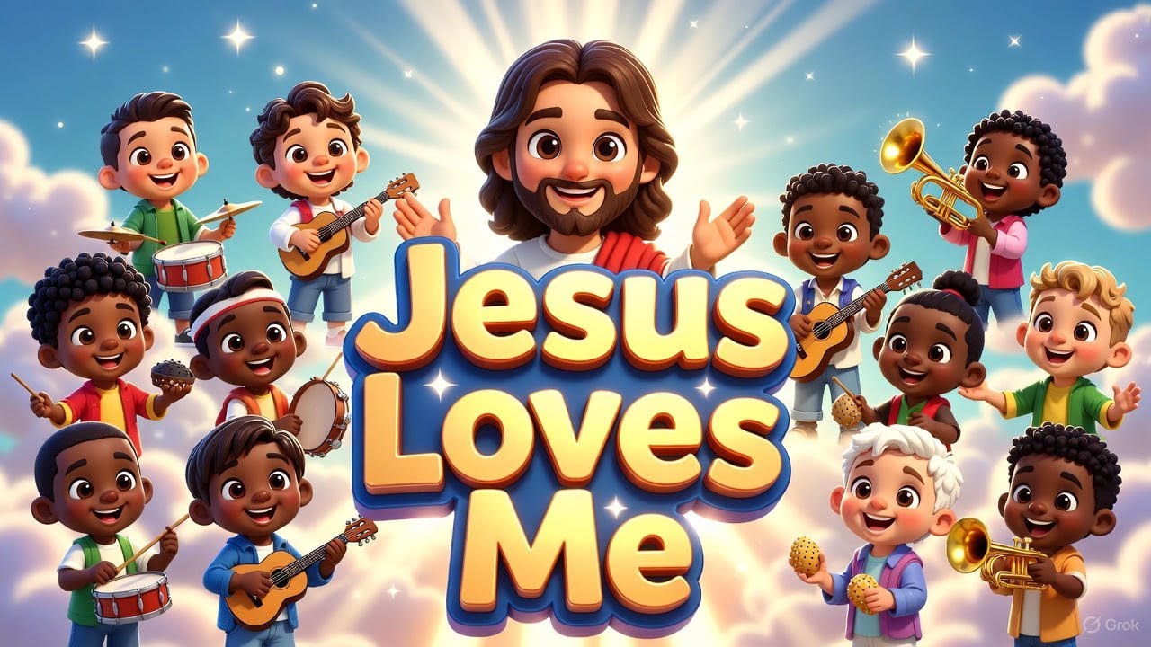Jesus Loves Me 🎵 | Kids Worship Song | Christian Hymn for Children ...