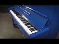 Yamaha U1 48" Studio Upright Piano Four Star Reconditioned True Blue