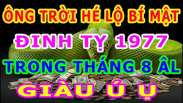 Trời Cao Chỉ Rõ Đinh Tỵ 1977 Là Người Có Phúc Phần T 8 ÂL, Hưởng Lộc Tổ Tiên, Nếu Biết Bí Mật Này
