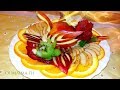 طريقة تزيين طبق الفواكه   Décoration fruits